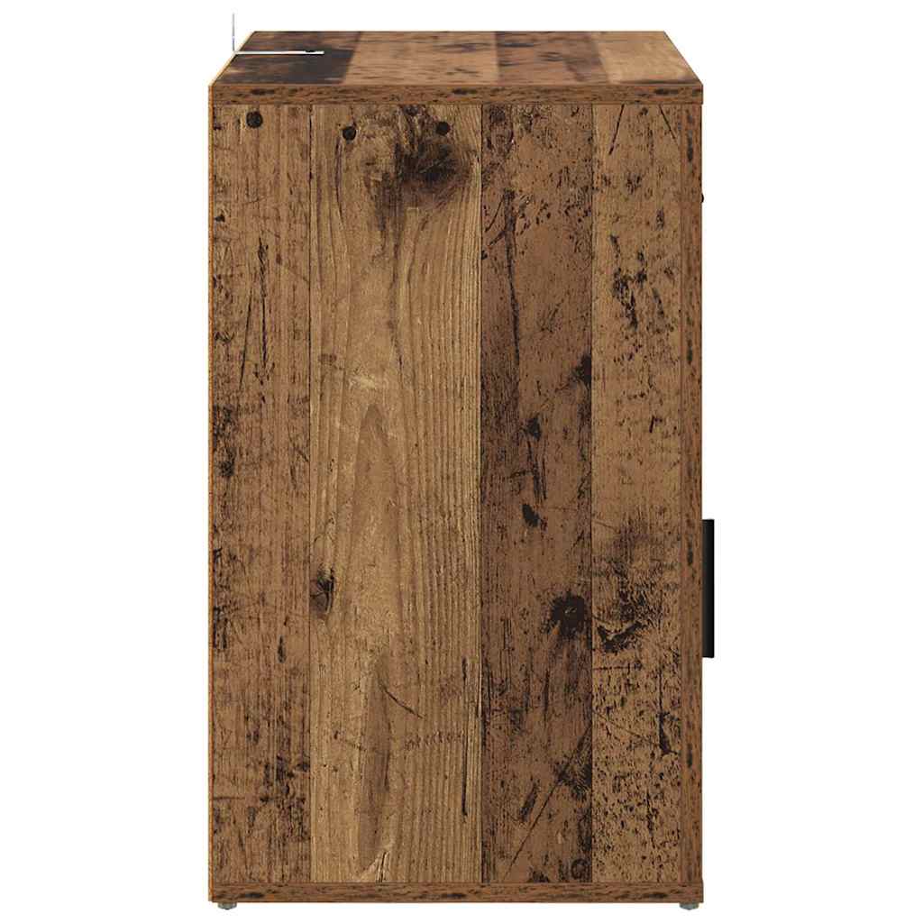 Cabinet de chevet Bois ancien 50 x 36 x 60 cm Bois d'ingénierie - XIOS