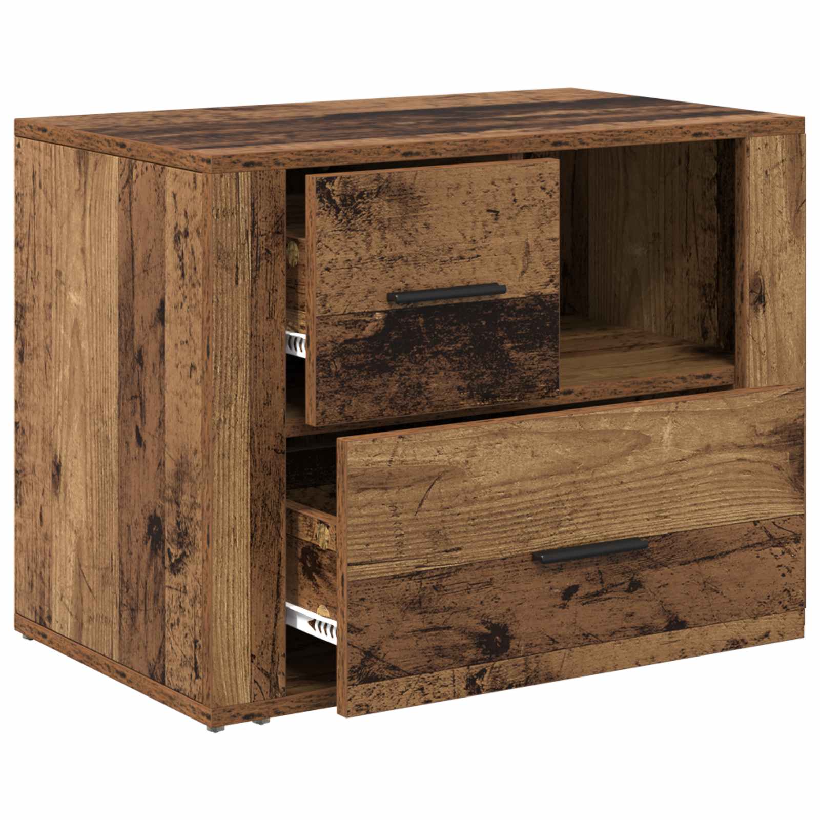 Cabinet de chevet Bois ancien 35 x 60 x 50 cm Bois d'ingénierie - XIOS