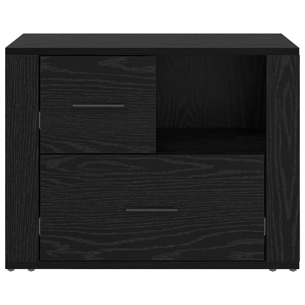 Cabinet de chevet Chêne noir 35 x 60 x 50 cm Bois d'ingénierie - XIOS
