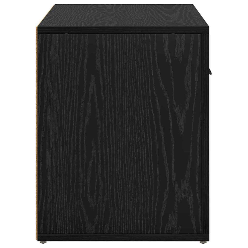 Cabinet de chevet Chêne noir 60 x 36 x 45 cm Bois d'ingénierie - XIOS