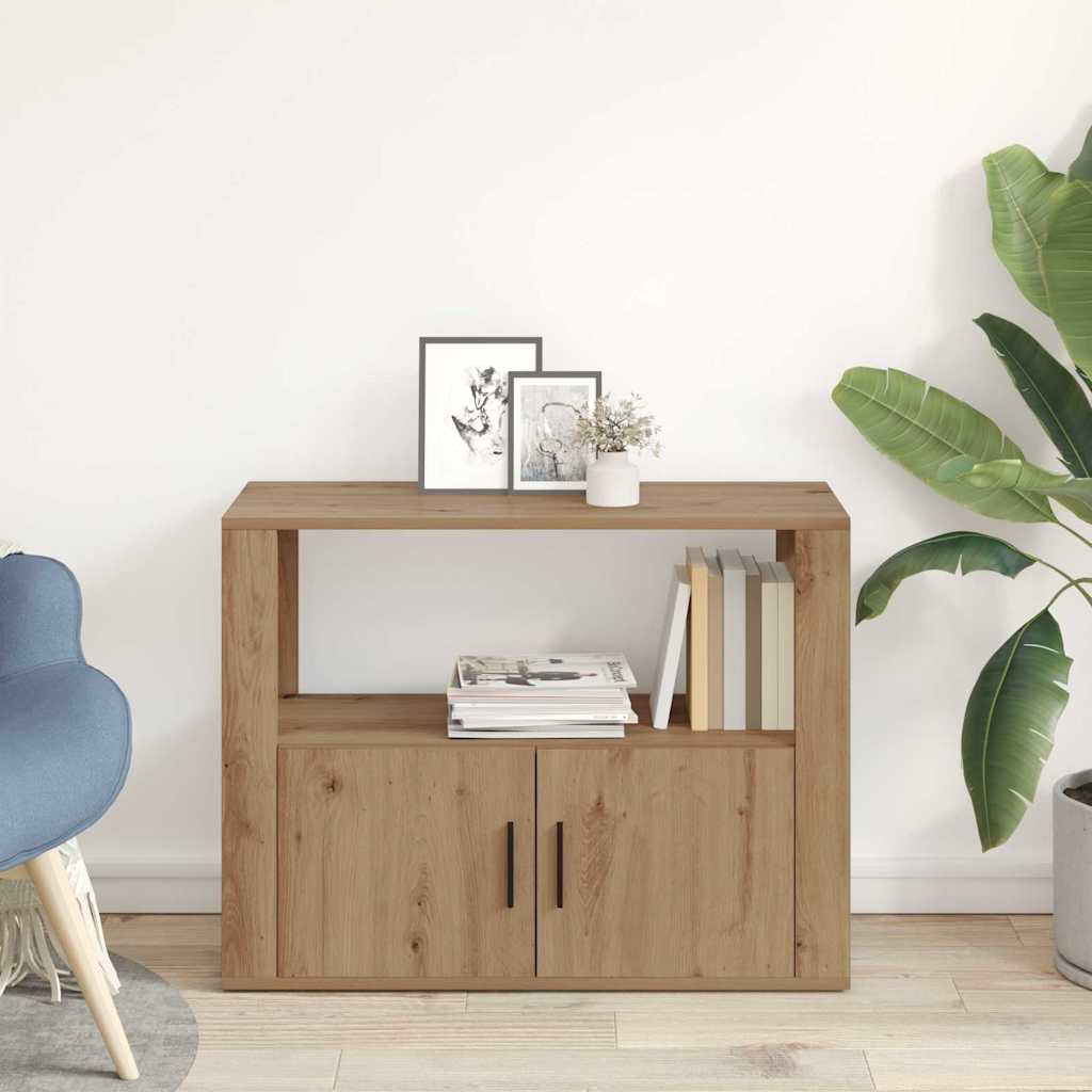Buffet chêne artisanal 80 x 30 x 60 cm Bois d'ingénierie - XIOS