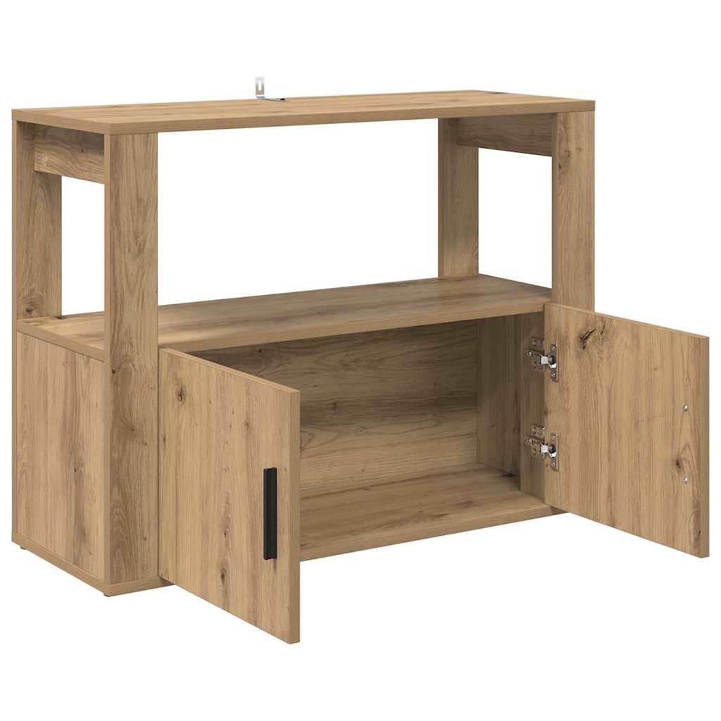 Buffet chêne artisanal 80 x 30 x 60 cm Bois d'ingénierie - XIOS