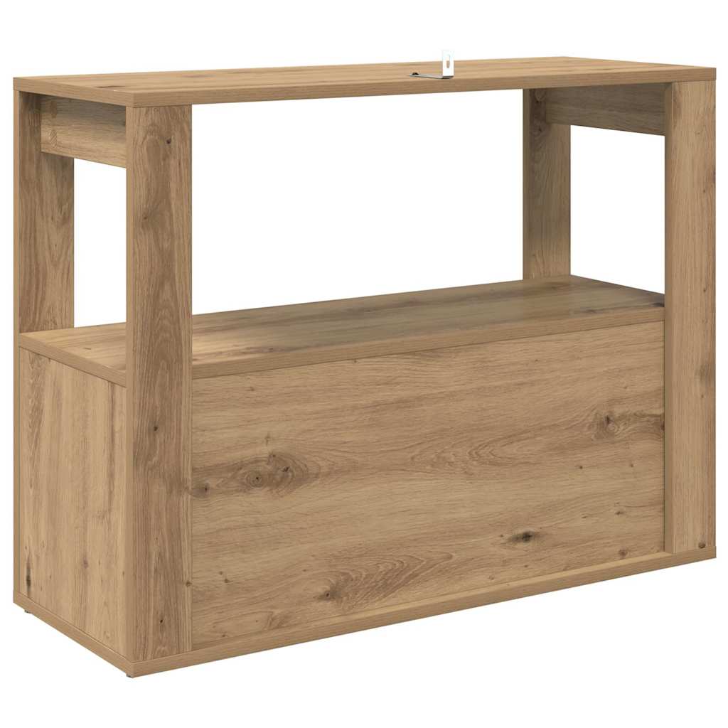 Buffet chêne artisanal 80 x 30 x 60 cm Bois d'ingénierie - XIOS