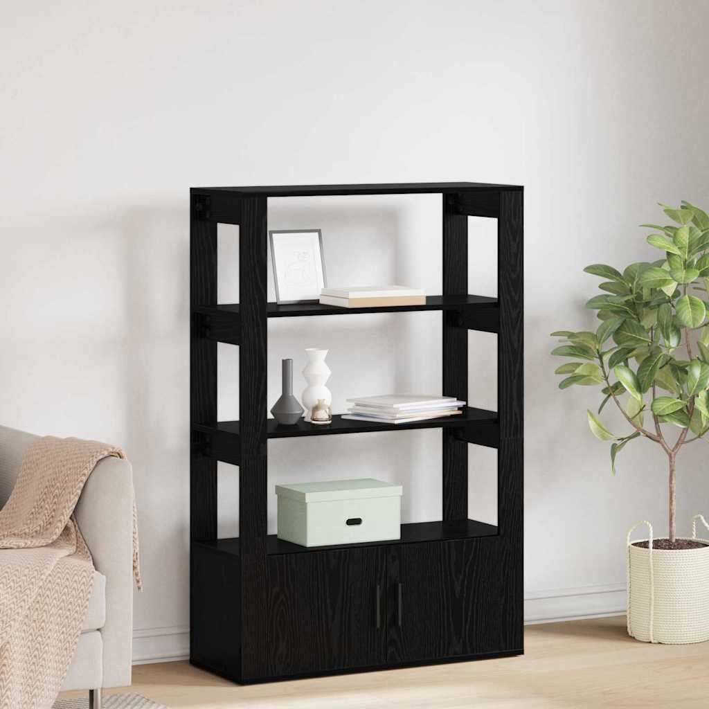 Buffet Chêne noir 30 x 80 x 119.5 cm Bois d'ingénierie - XIOS