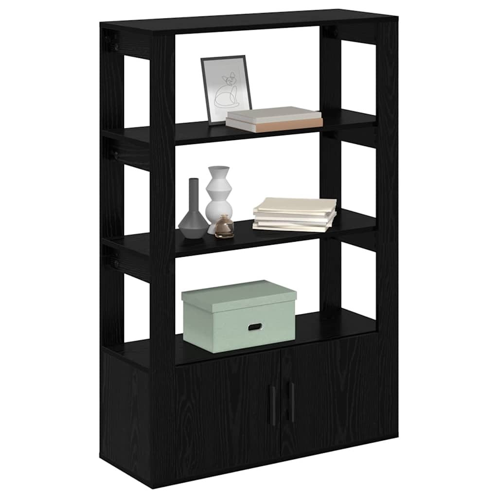 Buffet Chêne noir 30 x 80 x 119.5 cm Bois d'ingénierie - XIOS