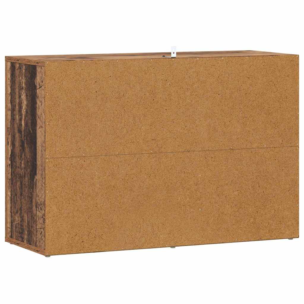 Buffet Bois Ancien 80 x 30 x 53 cm Bois d'ingénierie - XIOS