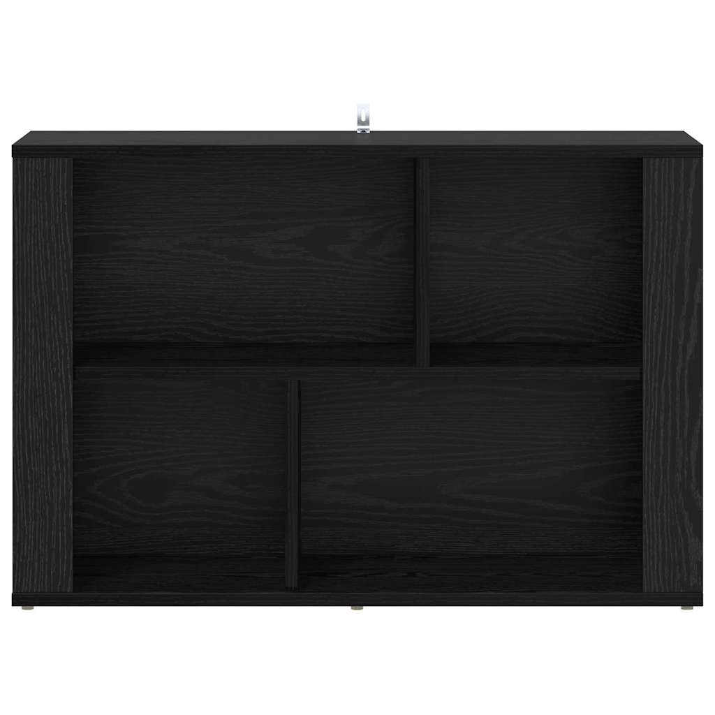 Buffet Chêne noir 80 x 30 x 53 cm Bois d'ingénierie - XIOS