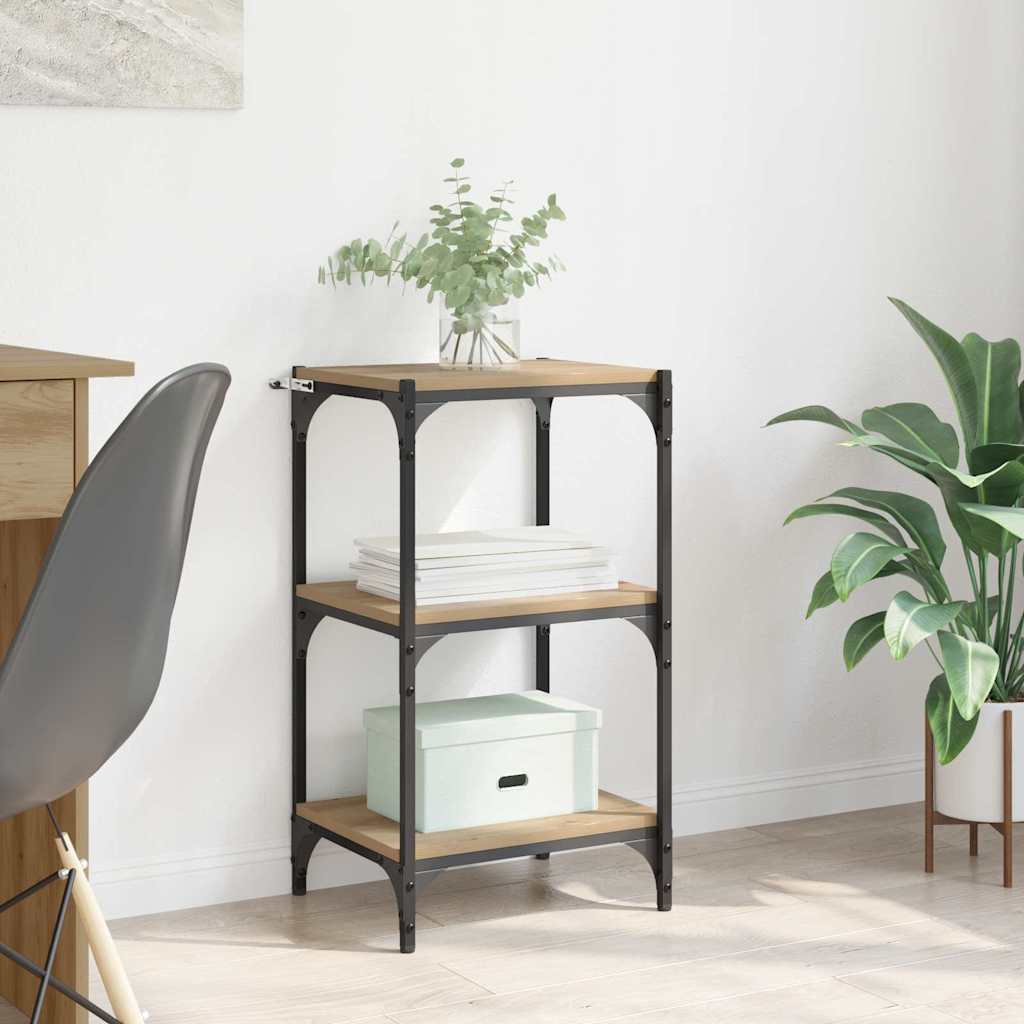 Bibliothèque chêne artisanal 40 x 33 x 70,5 cm - XIOS