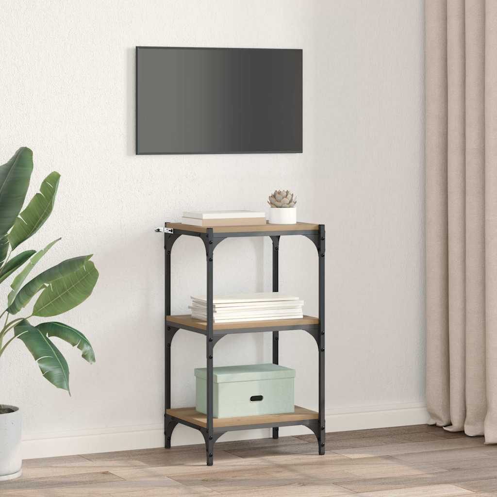 Bibliothèque chêne artisanal 40 x 33 x 70,5 cm - XIOS