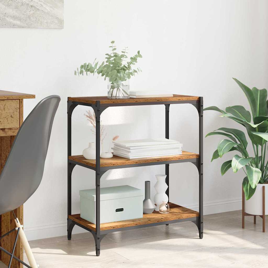 Bibliothèque Bois ancien 60 x 33 x 70,5 cm - XIOS