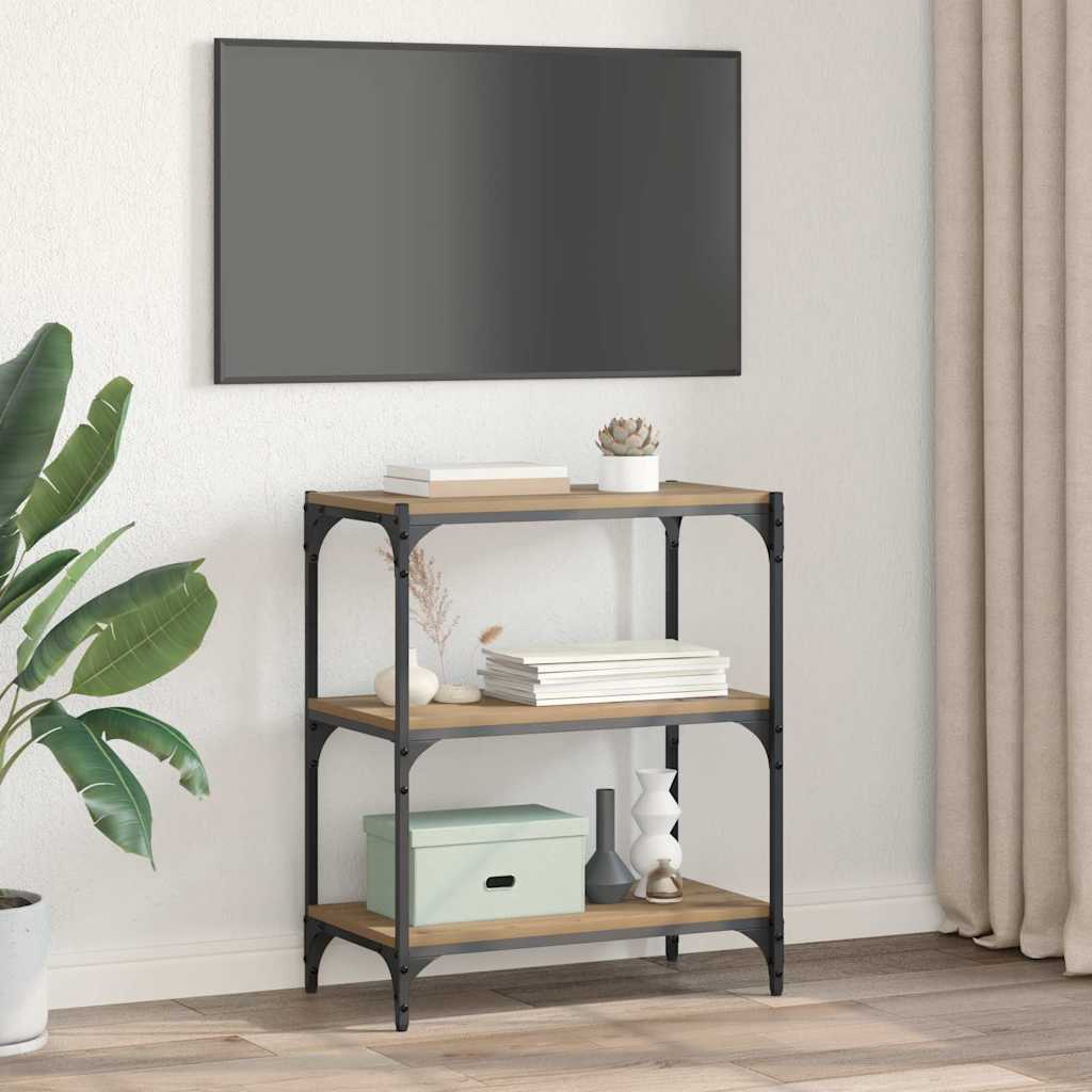 Bibliothèque chêne artisanal 60 x 33 x 70,5 cm - XIOS