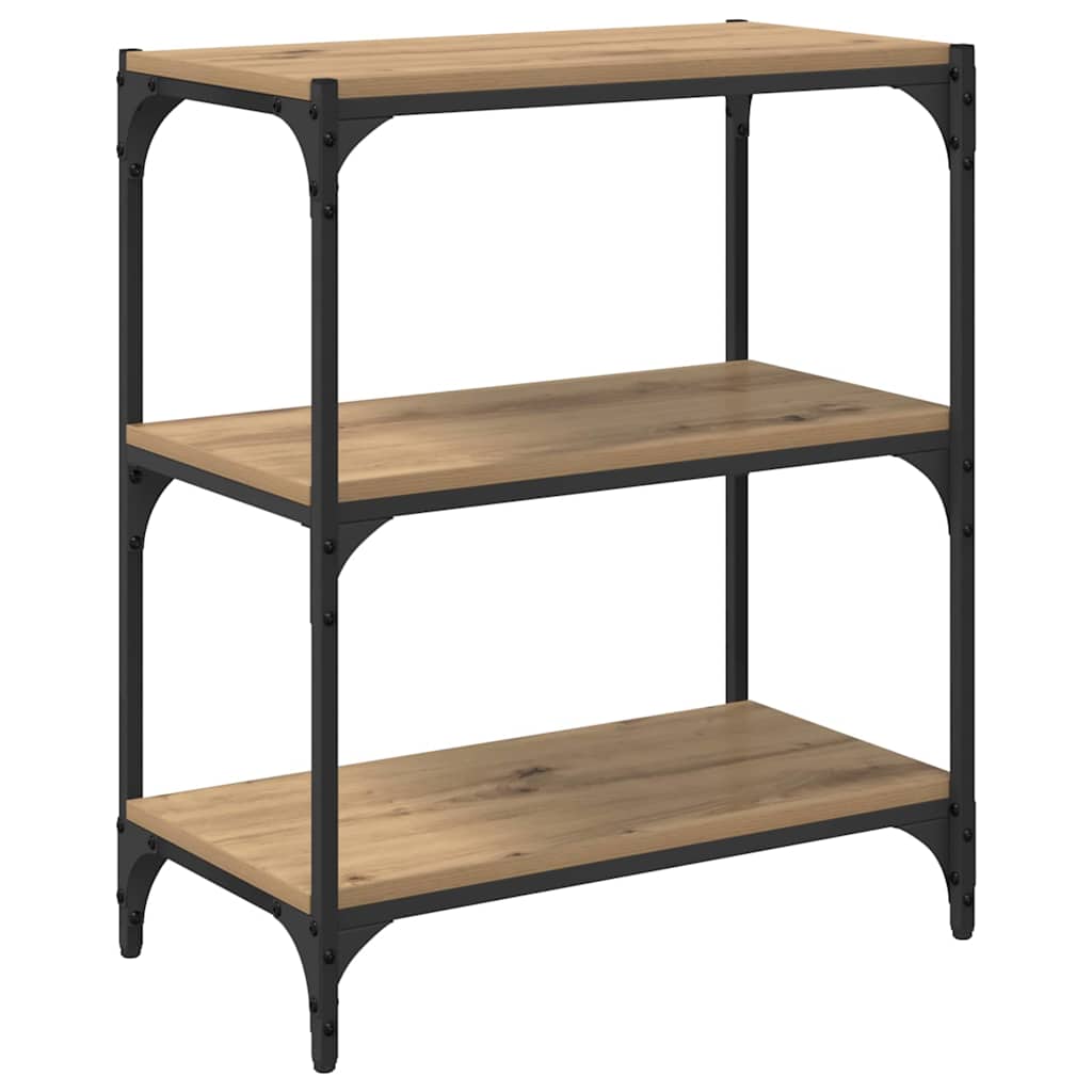 Bibliothèque chêne artisanal 60 x 33 x 70,5 cm - XIOS