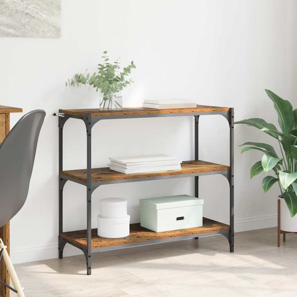 Bibliothèque Bois Ancien 80 x 33 x 70,5 cm - XIOS