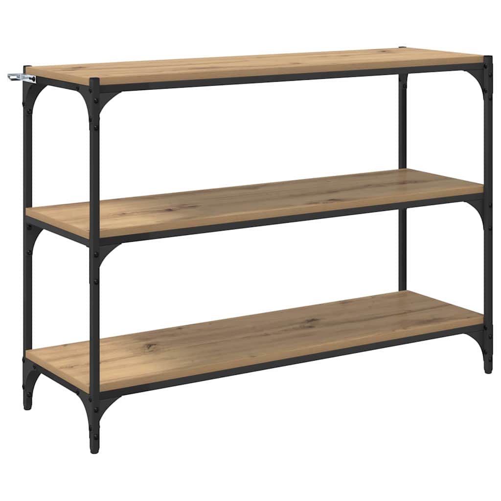 Bibliothèque chêne artisanal 100 x 33 x 70,5 cm - XIOS