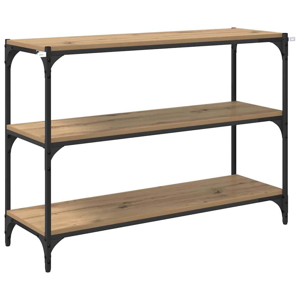 Bibliothèque chêne artisanal 100 x 33 x 70,5 cm - XIOS