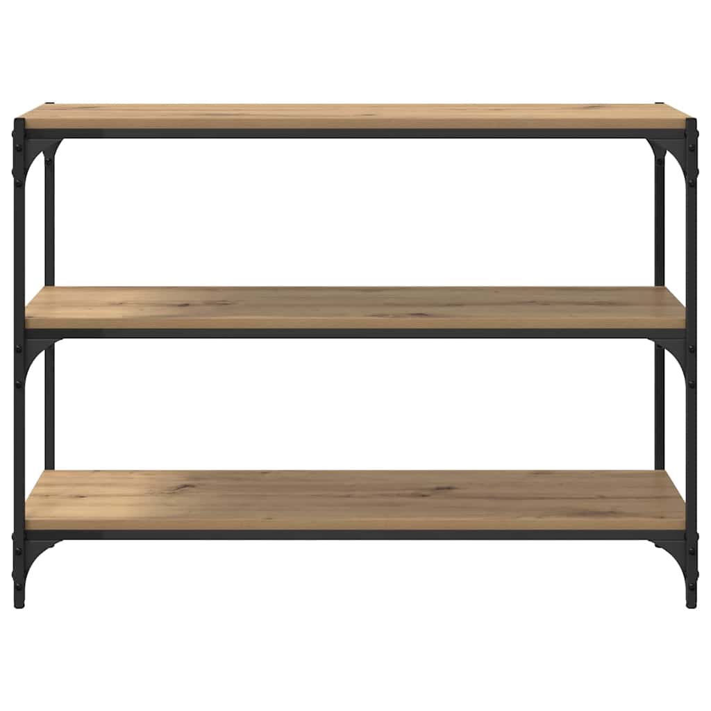 Bibliothèque chêne artisanal 100 x 33 x 70,5 cm - XIOS