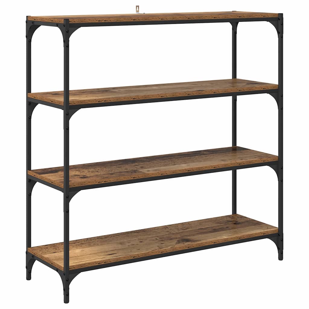 Bibliothèque Bois Ancien 100 x 33 x 100 cm - XIOS