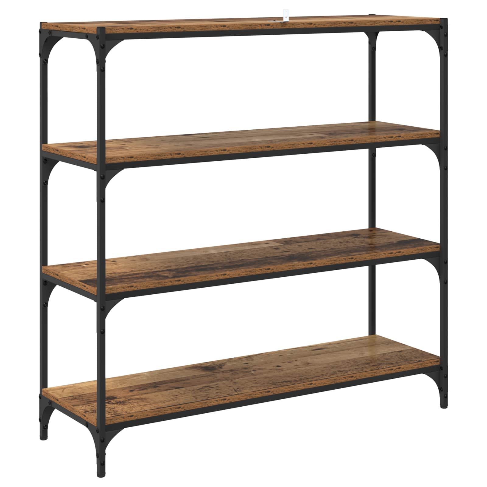 Bibliothèque Bois Ancien 100 x 33 x 100 cm