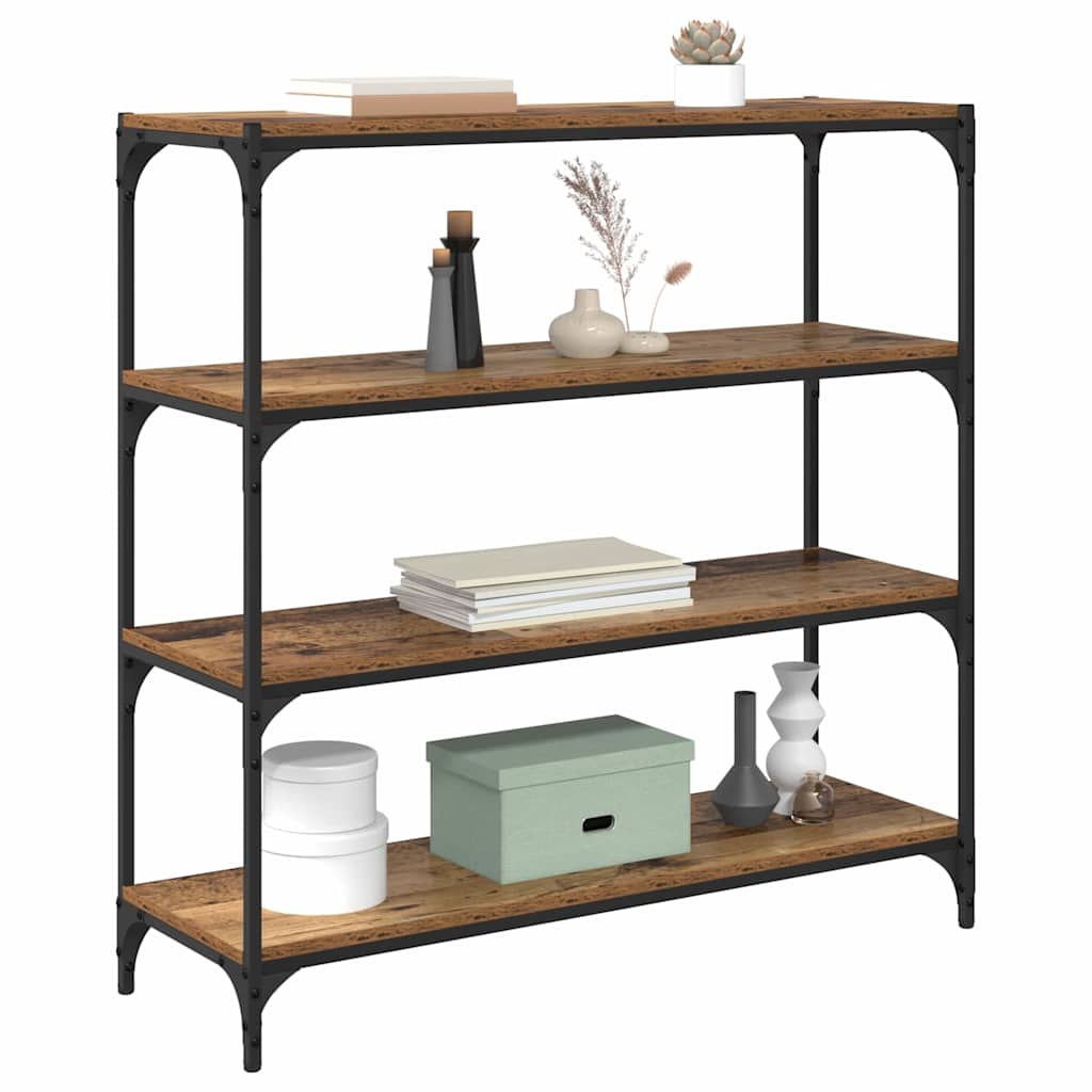 Bibliothèque Bois Ancien 100 x 33 x 100 cm - XIOS