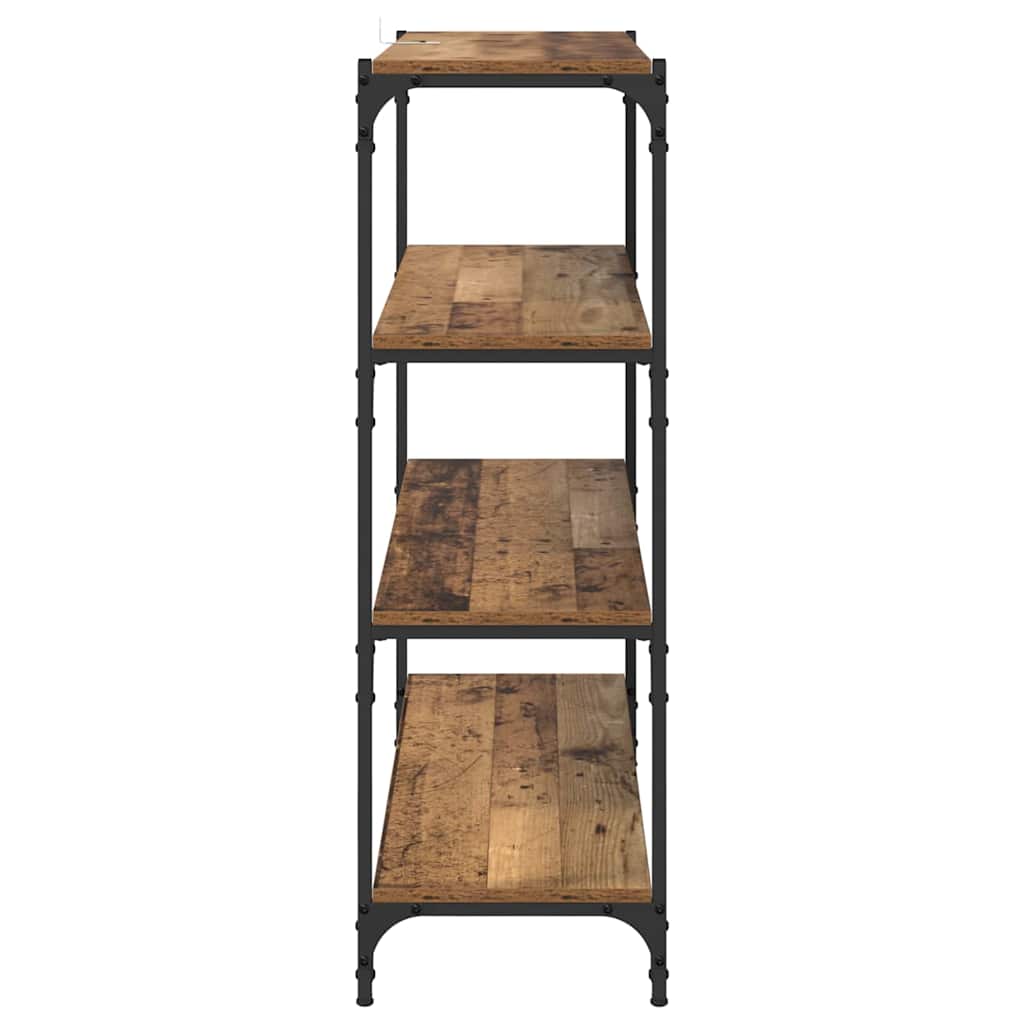 Bibliothèque Bois Ancien 100 x 33 x 100 cm - XIOS