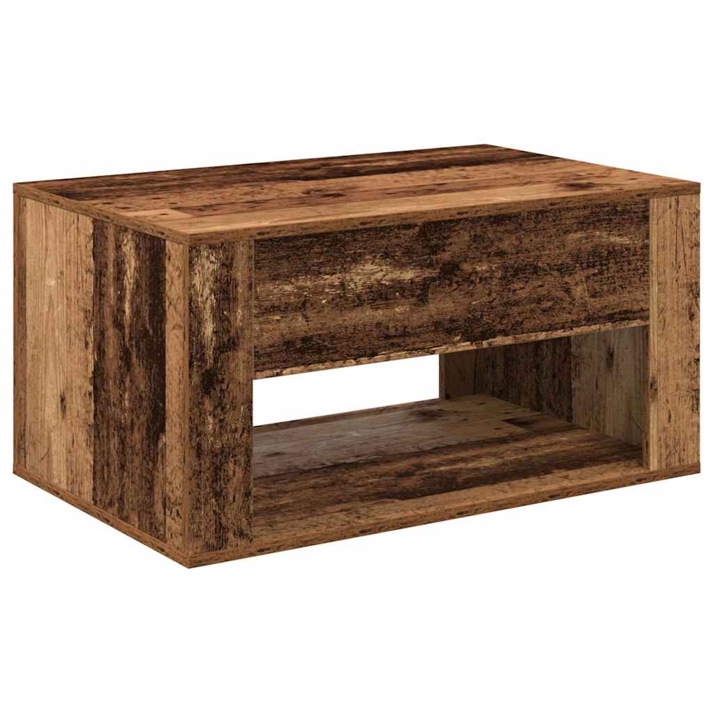 Table basse Bois Ancien 80 x 50 x 40 cm Bois d'ingénierie - XIOS