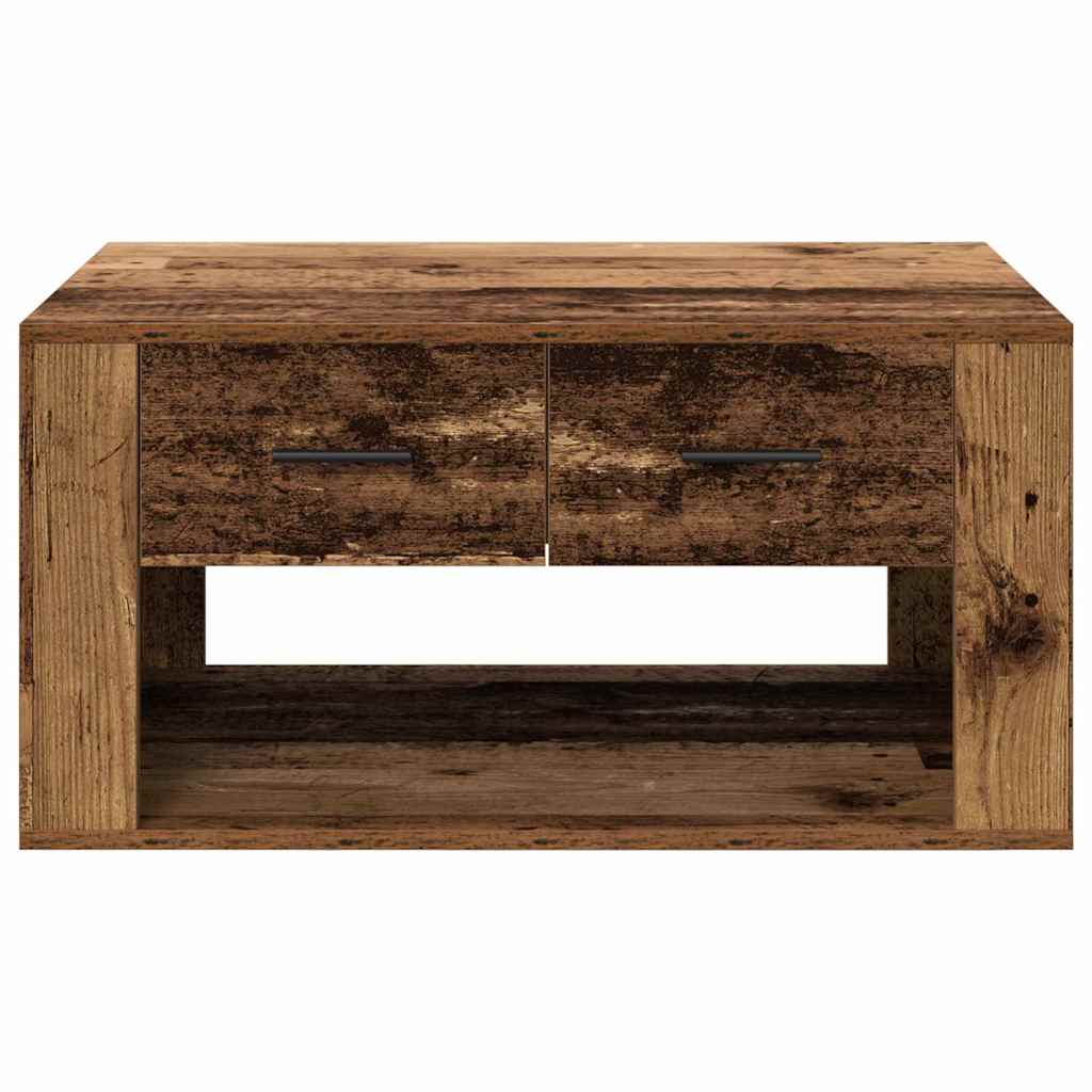 Table basse Bois Ancien 80 x 50 x 40 cm Bois d'ingénierie - XIOS