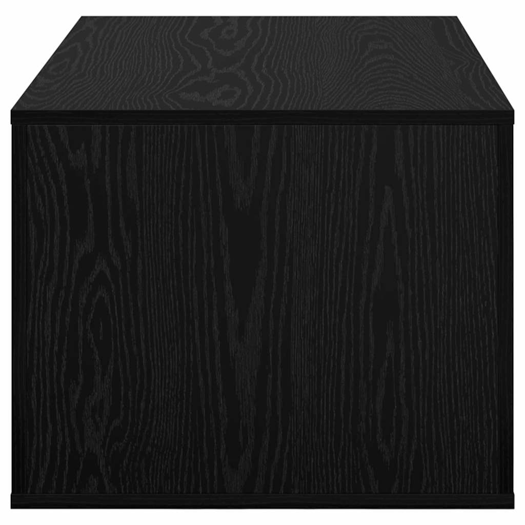 Table basse Chêne noir 80 x 50 x 40 cm Bois d'ingénierie - XIOS
