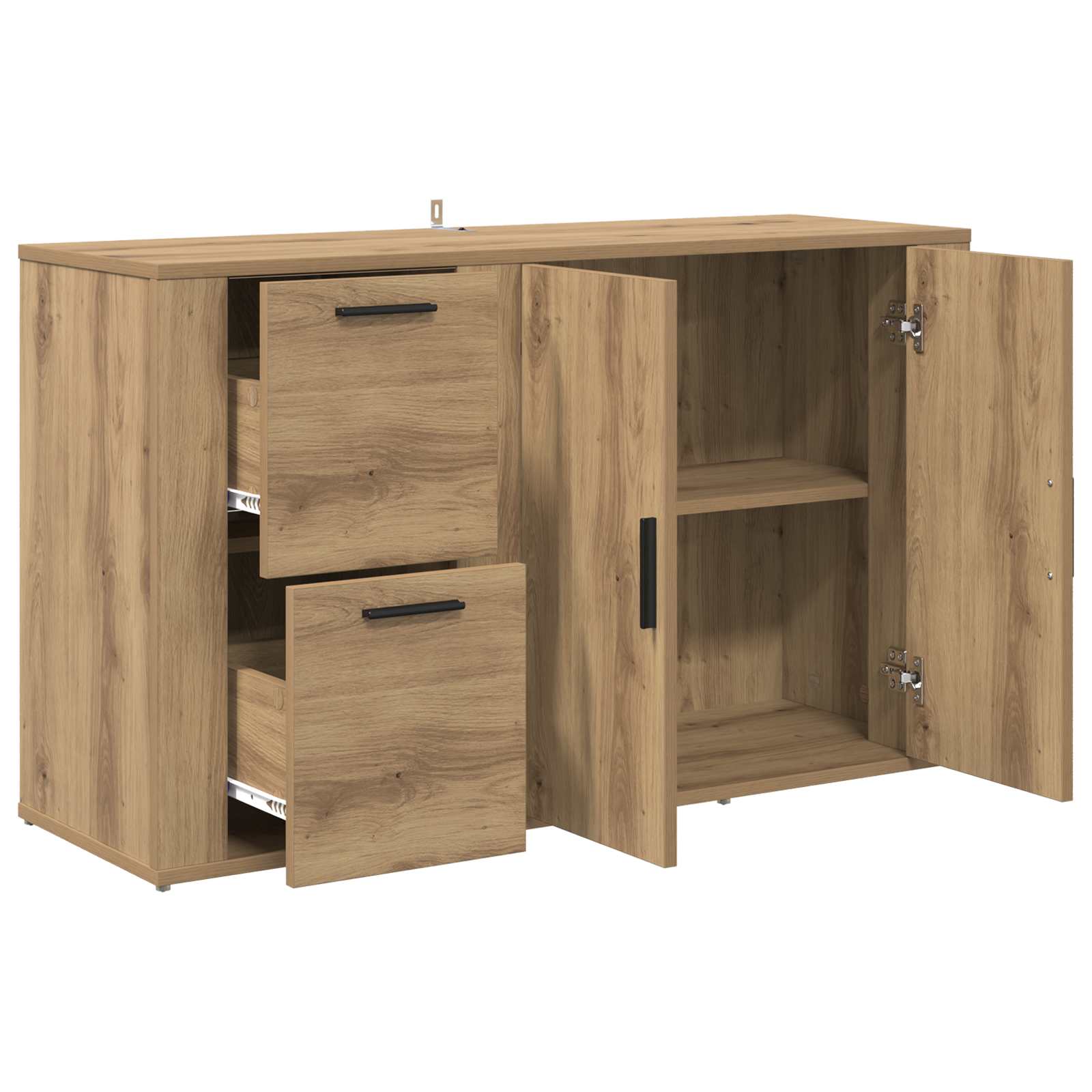 Buffet Chêne artisanal 100 x 33 x 59,5 cm Bois d'ingénierie - XIOS