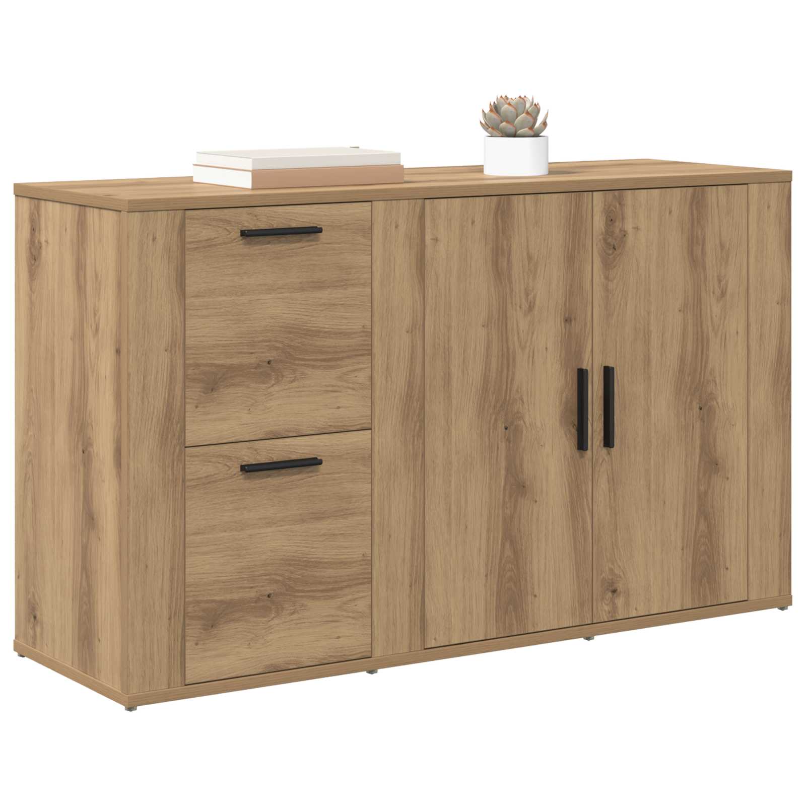 Buffet Chêne artisanal 100 x 33 x 59,5 cm Bois d'ingénierie - XIOS