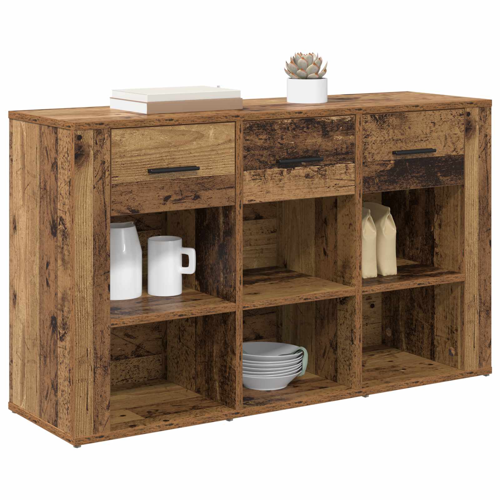 Buffet Bois Ancien 100 x 30 x 59,5 cm Bois d'ingénierie - XIOS
