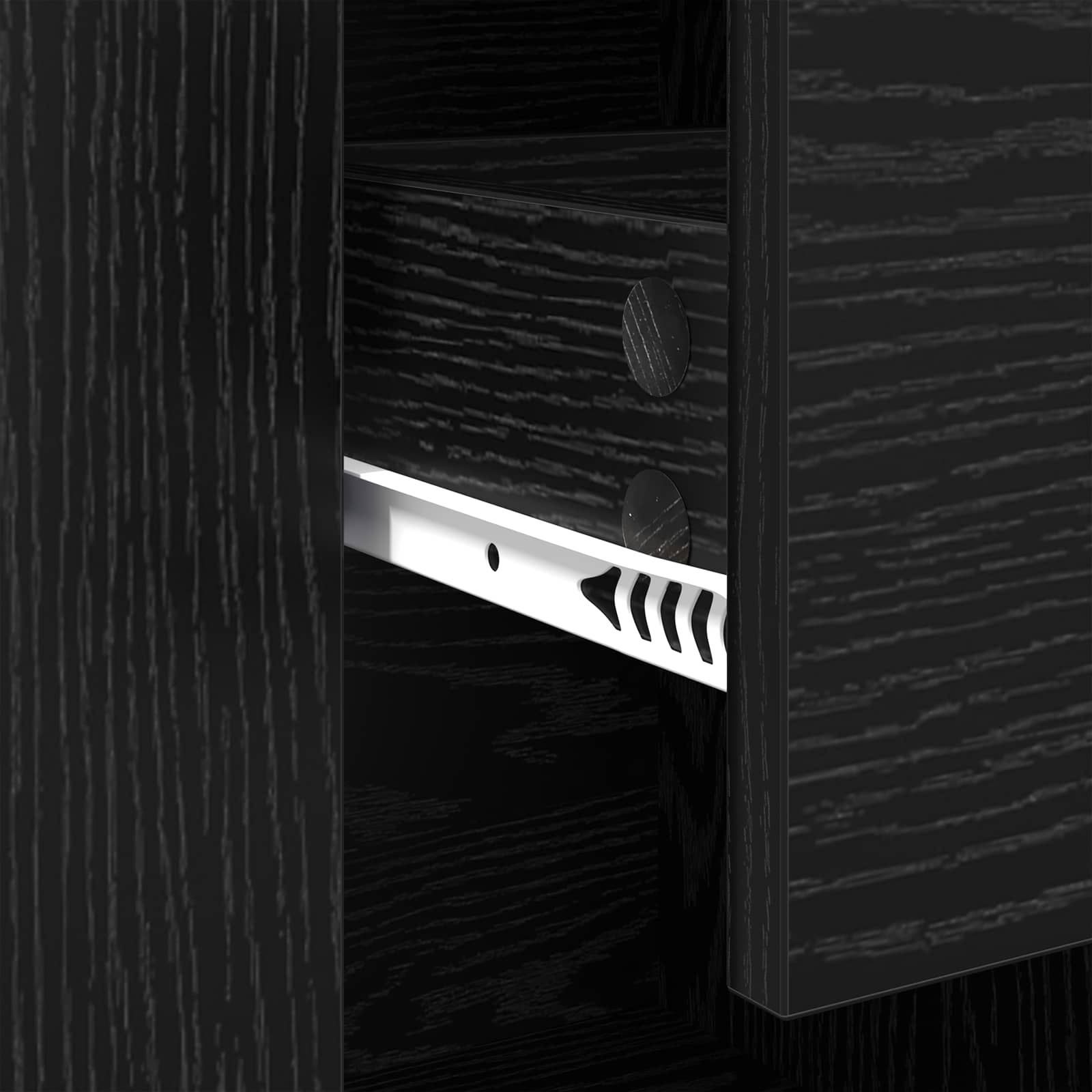 Buffet Chêne noir 100 x 30 x 59,5 cm Bois d'ingénierie - XIOS