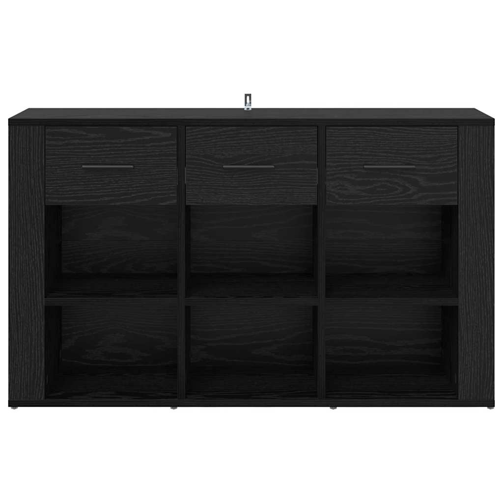 Buffet Chêne noir 100 x 30 x 59,5 cm Bois d'ingénierie - XIOS