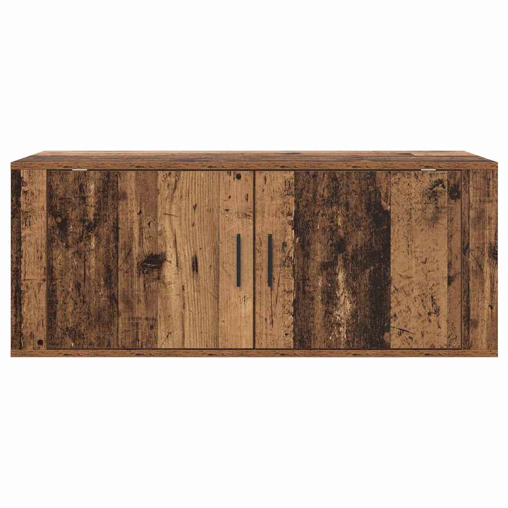 Meuble TV mural Montage mural Bois Ancien 100 x 34,5 x 40 cm - XIOS