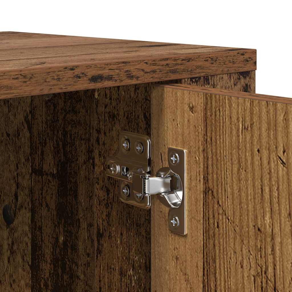 Meuble TV 100 x 31,5 x 35 cm Bois Ancien Bois d'ingénierie - XIOS