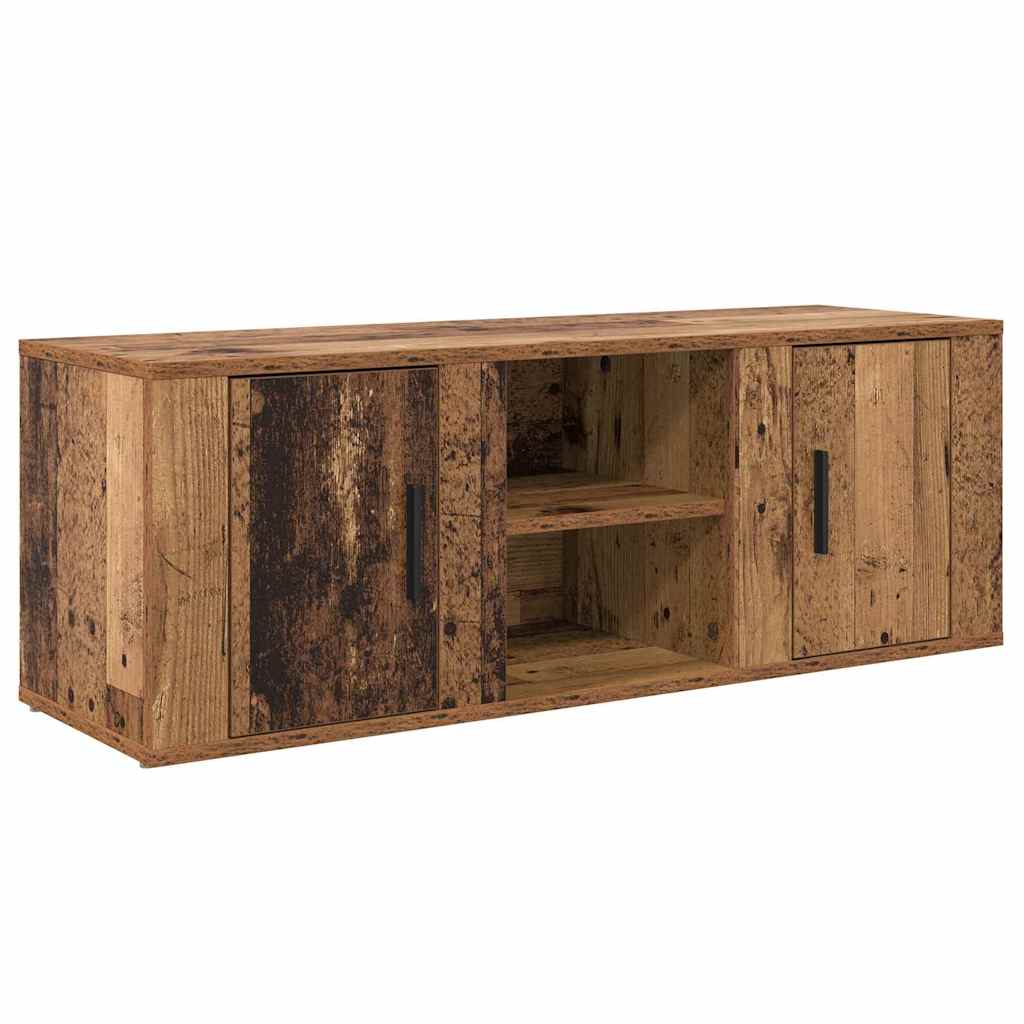 Meuble TV 100 x 31,5 x 35 cm Bois Ancien Bois d'ingénierie - XIOS
