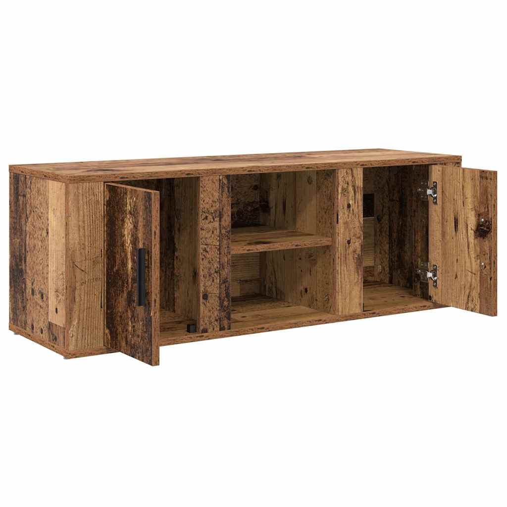 Meuble TV 100 x 31,5 x 35 cm Bois Ancien Bois d'ingénierie - XIOS
