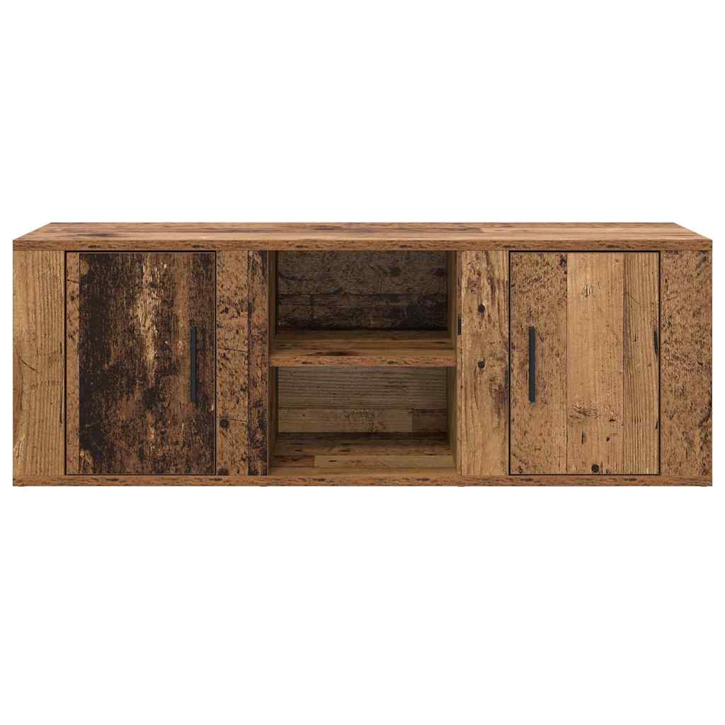 Meuble TV 100 x 31,5 x 35 cm Bois Ancien Bois d'ingénierie - XIOS