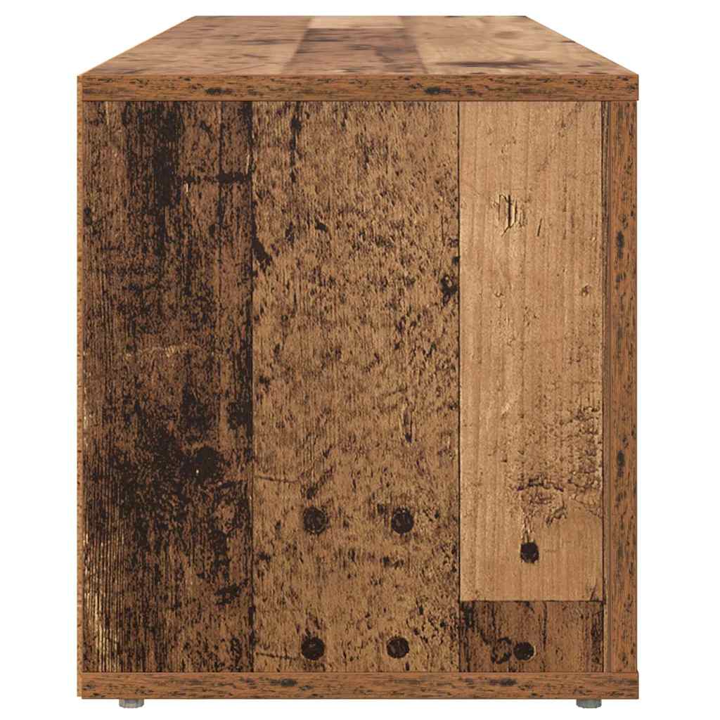 Meuble TV 100 x 31,5 x 35 cm Bois Ancien Bois d'ingénierie - XIOS