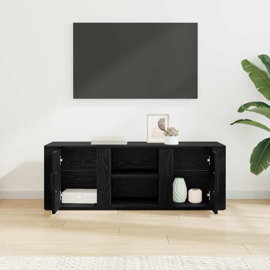 Meuble TV Chêne noir 100 x 31,5 x 35 cm Bois d'ingénierie - XIOS