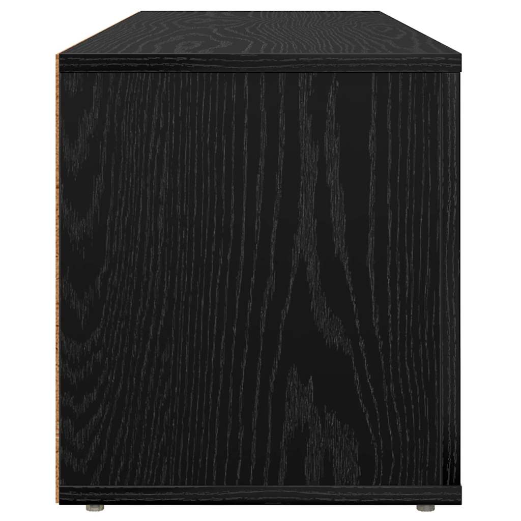 Meuble TV Chêne noir 100 x 31,5 x 35 cm Bois d'ingénierie - XIOS