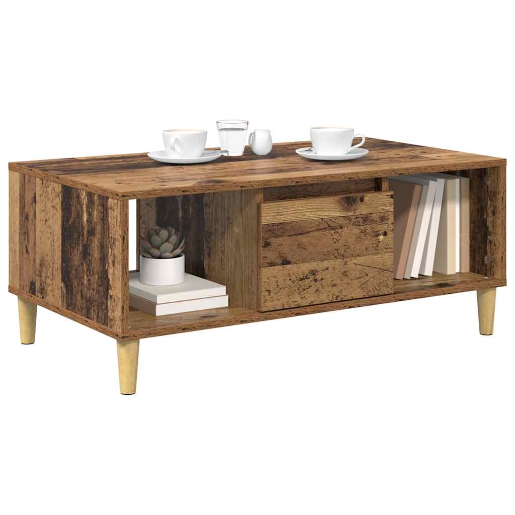 Table basse Bois Ancien 90 x 50 x 26,5 cm Bois d'ingénierie - XIOS