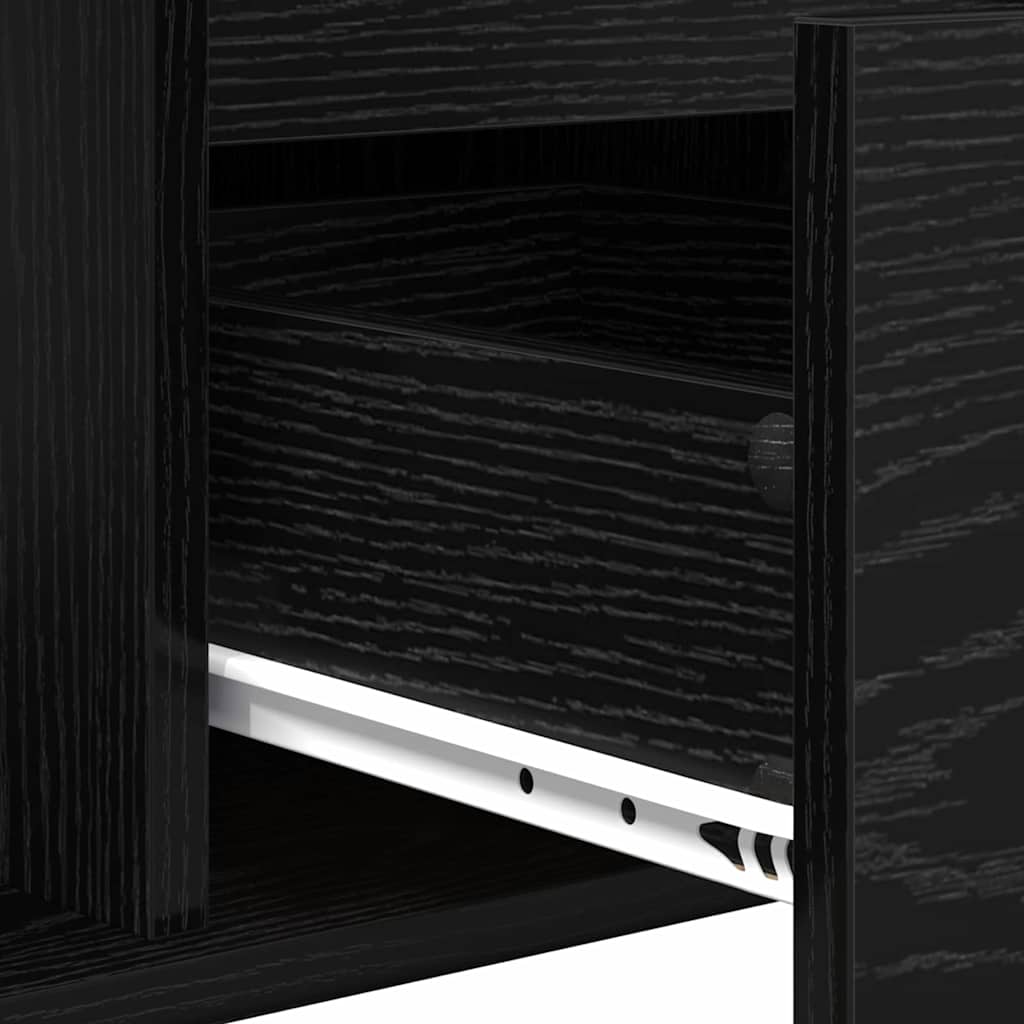 Table basse Chêne noir 90 x 50 x 26,5 cm Bois d'ingénierie - XIOS