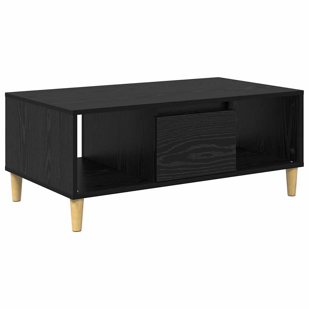 Table basse Chêne noir 90 x 50 x 26,5 cm Bois d'ingénierie - XIOS