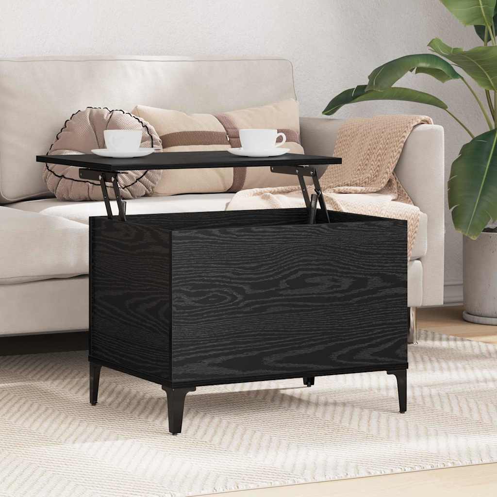 Table basse Chêne noir 60 x 44.5 x 45 cm Bois d'ingénierie - XIOS