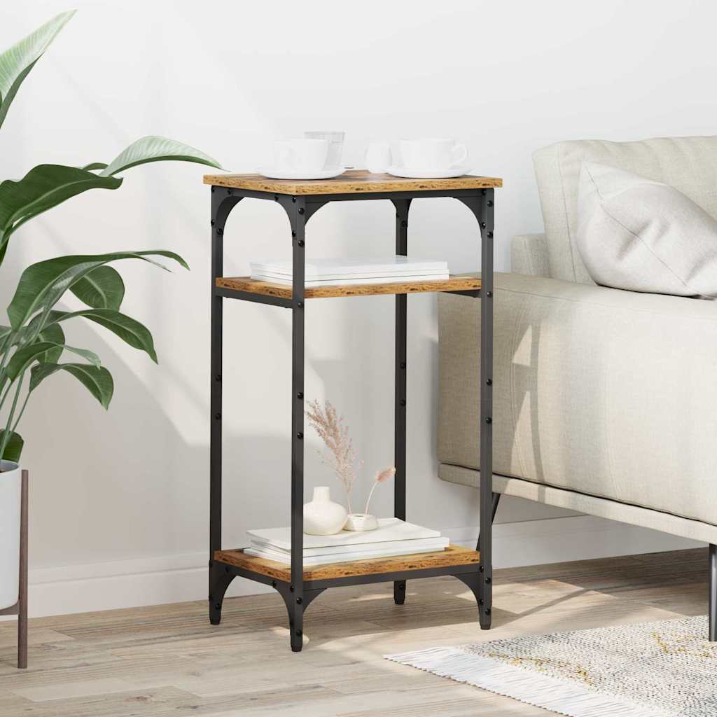 Table d'appoint Bois Ancien 40 x 30 x 75 cm Bois d'ingénierie - XIOS