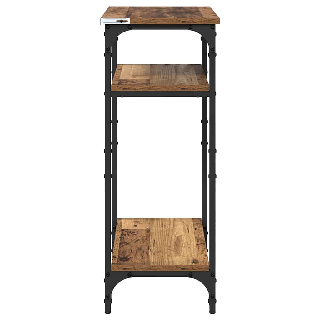 Table d'appoint Bois Ancien 40 x 30 x 75 cm Bois d'ingénierie - XIOS