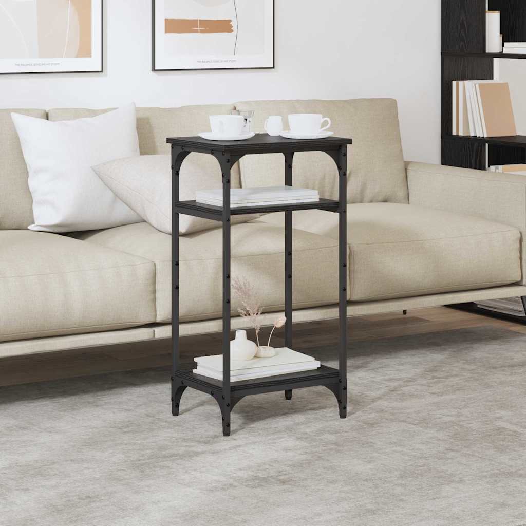 Table d'appoint Chêne noir 40 x 30 x 75 cm Bois d'ingénierie - XIOS