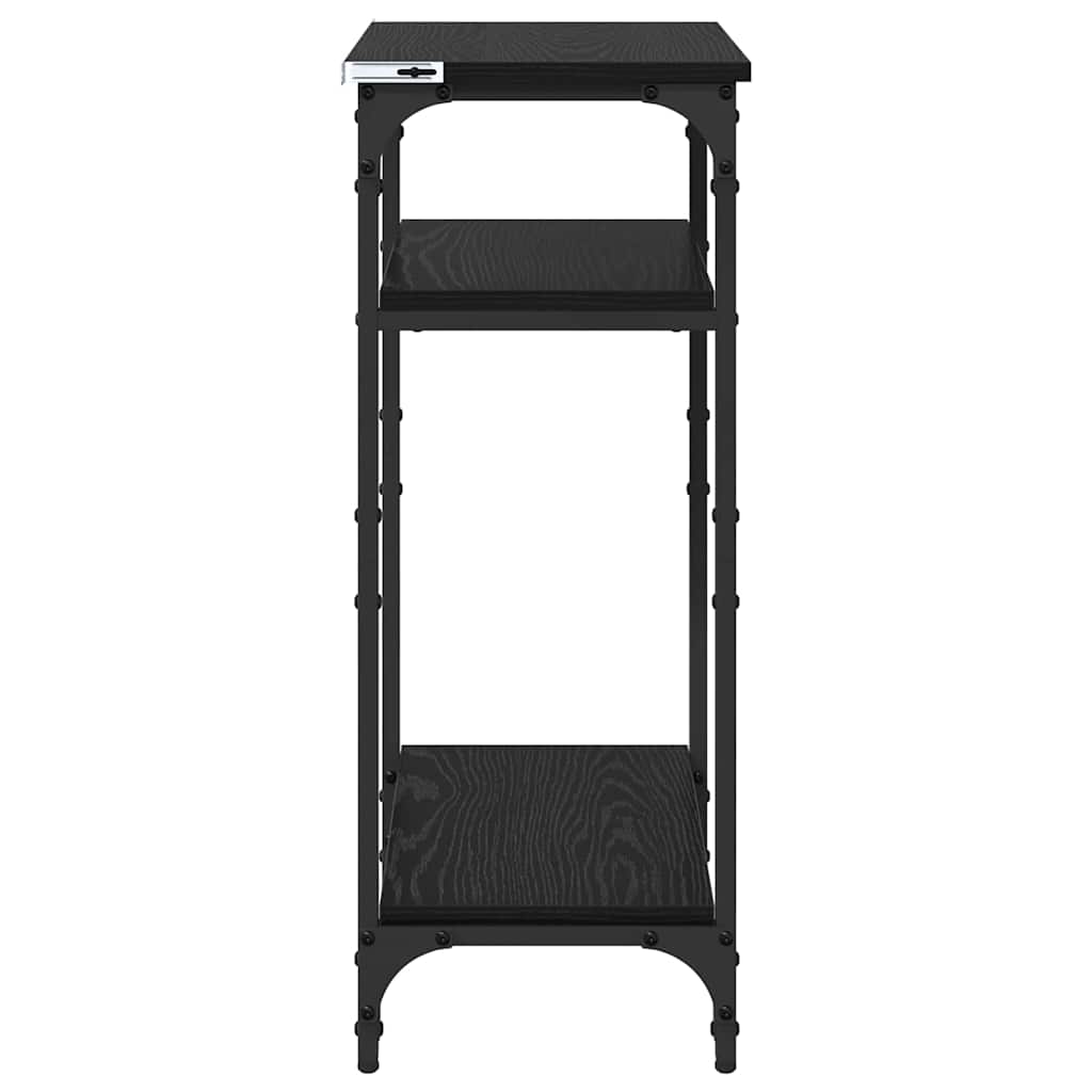 Table d'appoint Chêne noir 40 x 30 x 75 cm Bois d'ingénierie - XIOS