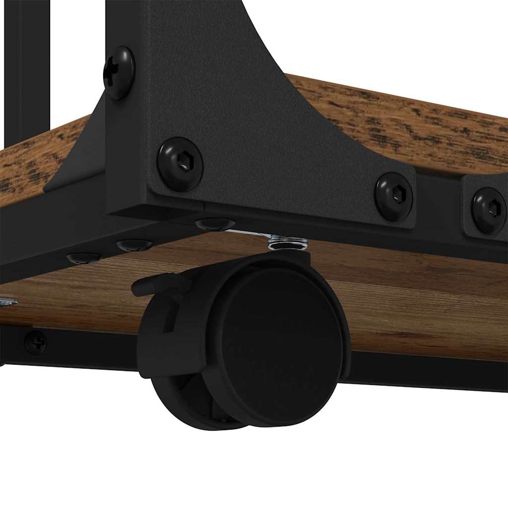 Table d'appoint Bois ancien 50 x 35 x 55,5 cm Bois d'ingénierie - XIOS