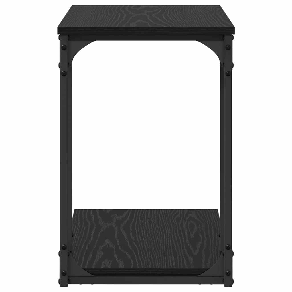 Table d'appoint Chêne noir 50 x 35 x 52 cm Bois d'ingénierie - XIOS